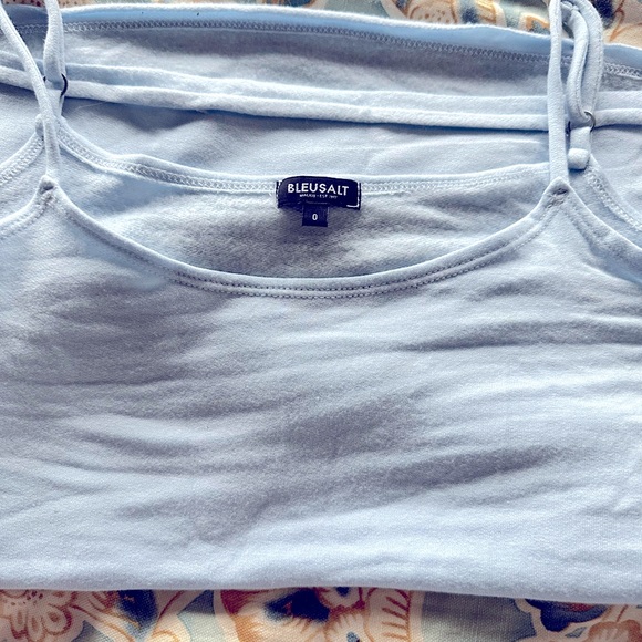 BLEUSALT The Camisole size 0 light blue NIB Bluesalt - Picture 3 of 3